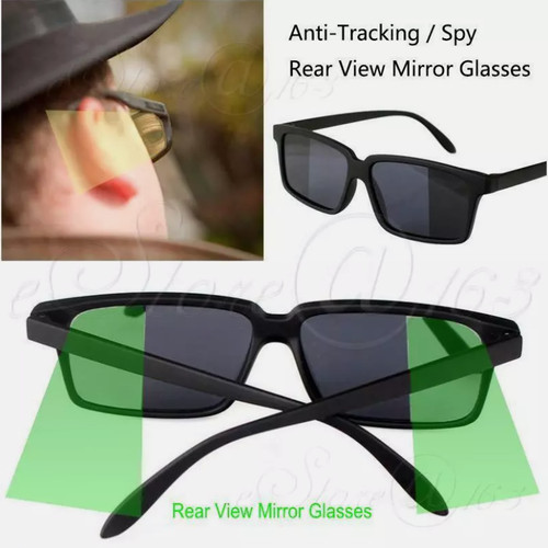 Rear view mirror glasses - view,