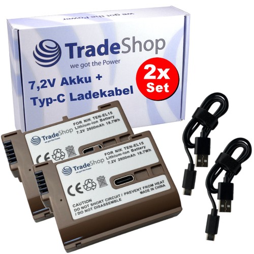 Camera battery 2 6ah - 2x,