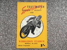 * WIMBLEDON: ENGLAND v SWEDEN