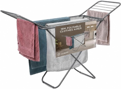 Foldable clothes airer - clothes,