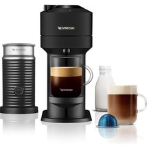 Nespresso Vertuo Next Coffee Machine with Aeroccino Milk Frother, Matte Black