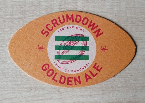 Scrumdown golden ale beer - scrumdown, mat