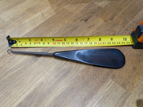 Antique victorian ebony shoe - antique,