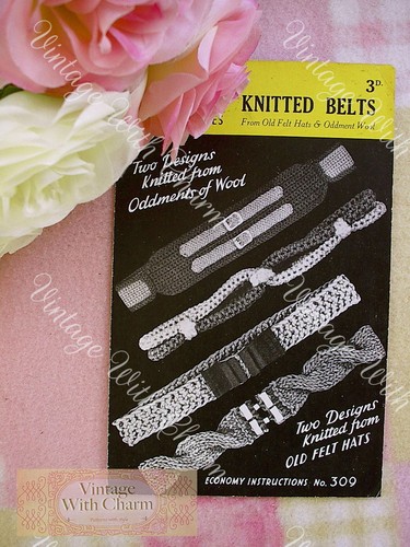 Vintage knitting pattern - knitting,