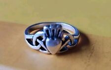 Vintage Sterling Silver Claddagh Ring | Celtic Jewellery | Stamped 925
