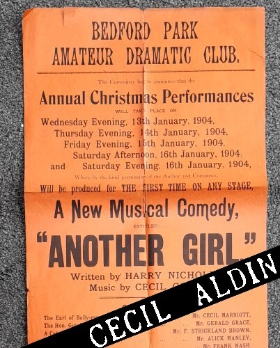 1904 theatre poster cecil - theatre,