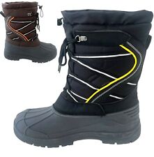 NEW MENS WARM FUR LINED THERMAL SKI WELLINGTONS WINTER SNOW BOOTS MUCKER BOOT