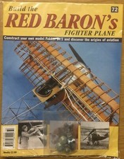 HACHETTE BUILD THE RED BARON FIGHTER PLANE FOKKER DR1 COLLECTION