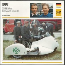 EDITO-SERVICE CLASSIC MOTORCYCLES-1957-BMW-500 RS SIDECAR-HILLEBRAND & GRUNWALD