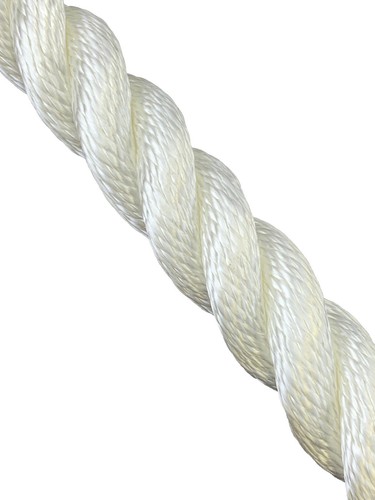 24mm white strand polyester - white, 3