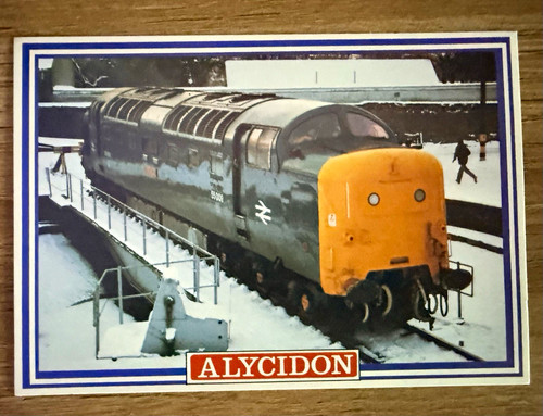 Deltic preservation postcard - deltic,