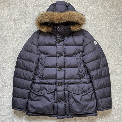 Moncler cluny navy fur - moncler, hooded