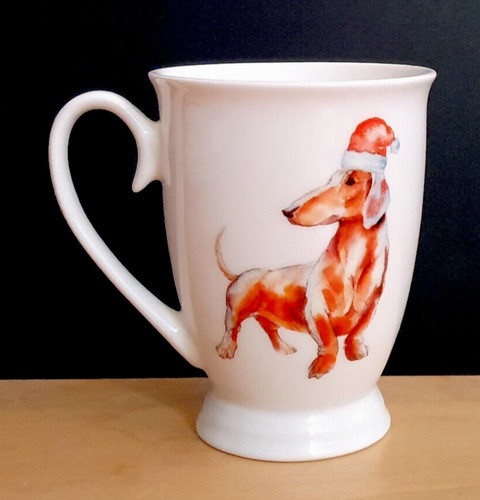 Christmas dog mug dachshund - dog,