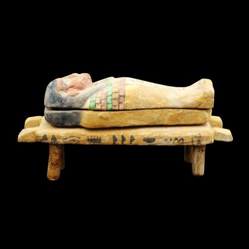 Large antique egyptian wood - antique,