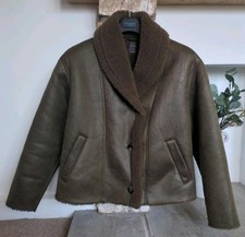 Womens Brown Khaki Sherling