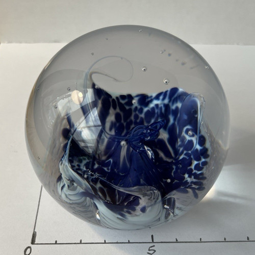 Sunderland glass paperweight - sunderland,