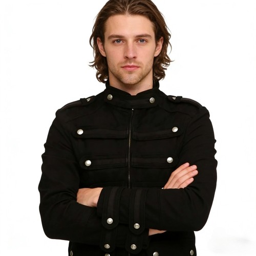 Mens steampunk military jacket - mens,