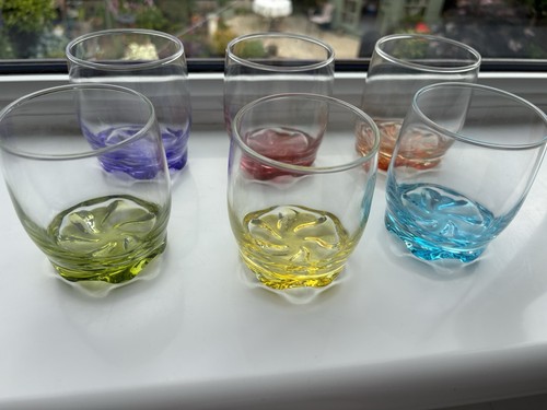 Set coloured base glasses - set,