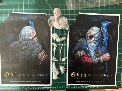 Odin scale resin bust - 1/10,