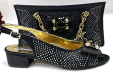 Black Italian matching shoes