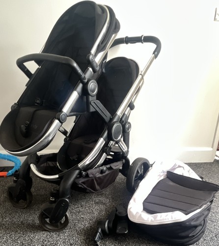 Icandy double pram pushchair - double,