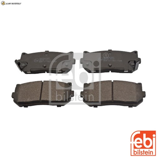 Brake pad set - , disc