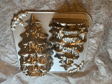 Nordic Ware 3D Christmas Tree Cake Pan Heavy Cast Aluminium Baking Pan 9 Cups