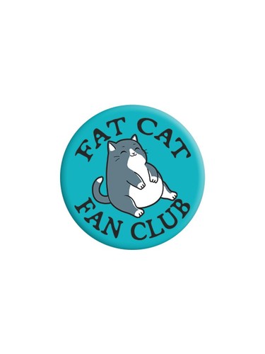 Fat cat fan - club, badge