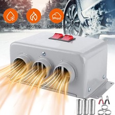 12 Volt 800W Electric Car Heater 3 Holes Defogger Defroster Demister Low Noise