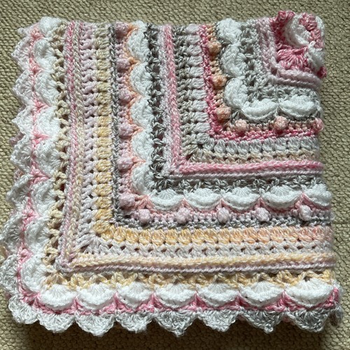 Beautiful crochet baby blanket - baby,