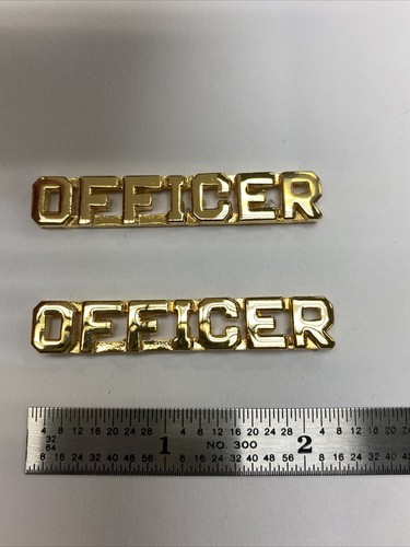 Officer gold police fire - gold, police/fire