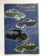 Driving Test Passed Card VW