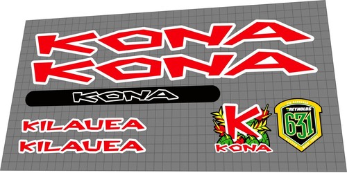 1998 kona kilauea red - kilauea, decal