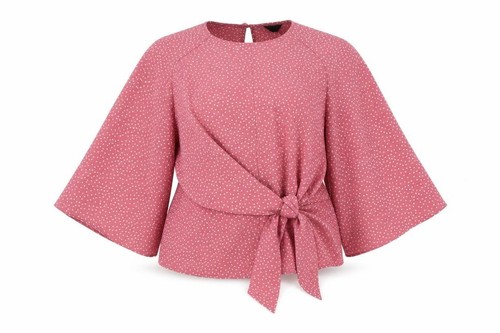 Topshop womens wrap blouse - topshop,