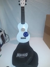 Mahalo 4-String Ukulele - White With Zip Bag