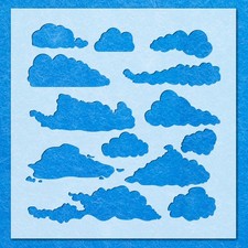 Cloud Sky Stencil: Mylar