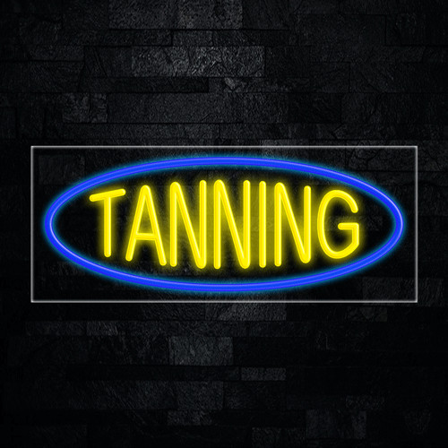 Tanning led neon sign - sign, x