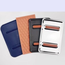 Heat-Resistant Silicone Mat Stainless Steel Resting Board Steam Iron Ironing Pad