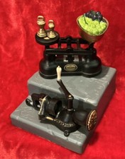 3d 1990s OLD FASHIONED KITCHEN SCALES & HAND CRANK MINCER FRIDGE MAGNETS VGC!!!