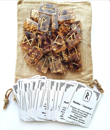 Elder futhark runes handmade - elder,