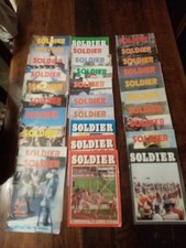 JOB LOT OF 30 VINTAGE SOLDIER 1986 1987 1988 1989 Magazine of the British Army