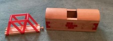 wooden railway Tunnel And
