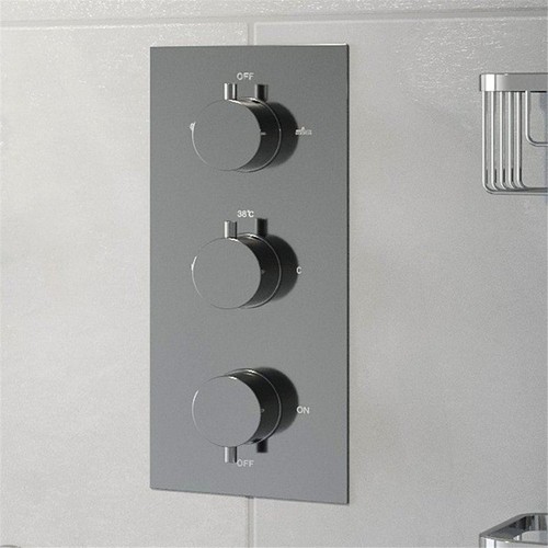 Thermostatic round control - thermostatic,