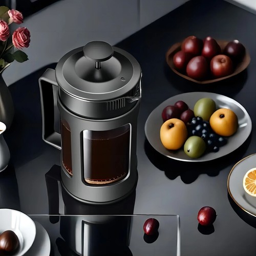 Coffee maker glass stainless - coffee,