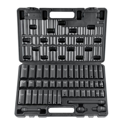 Vevor impact sockets set - vevor, 48pcs