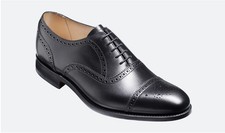 New Barker Black Calf Leather