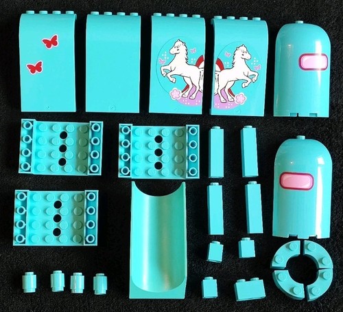 Lego blue panels bundle wall - blue,