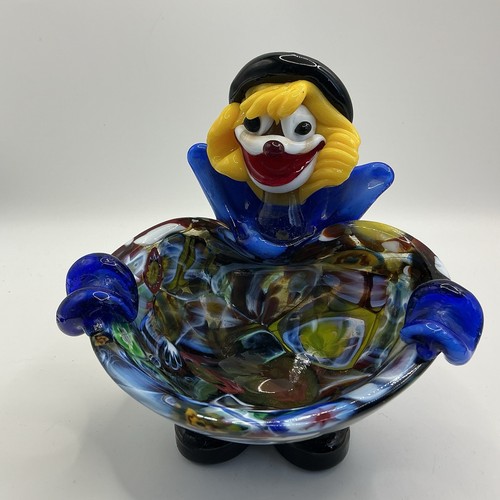Murano clown hand blown - clown,