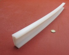 UHMW White U Channel 1/4" Wall