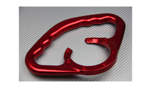 Red color passenger grab - h&,